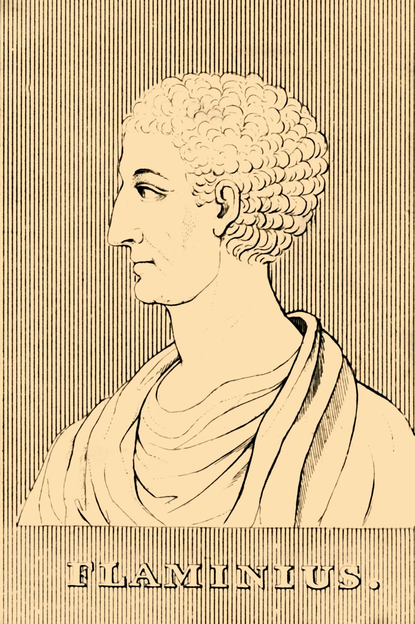 Flaminius, 229-174 eKr., 1830. tekijältä Unbekannt