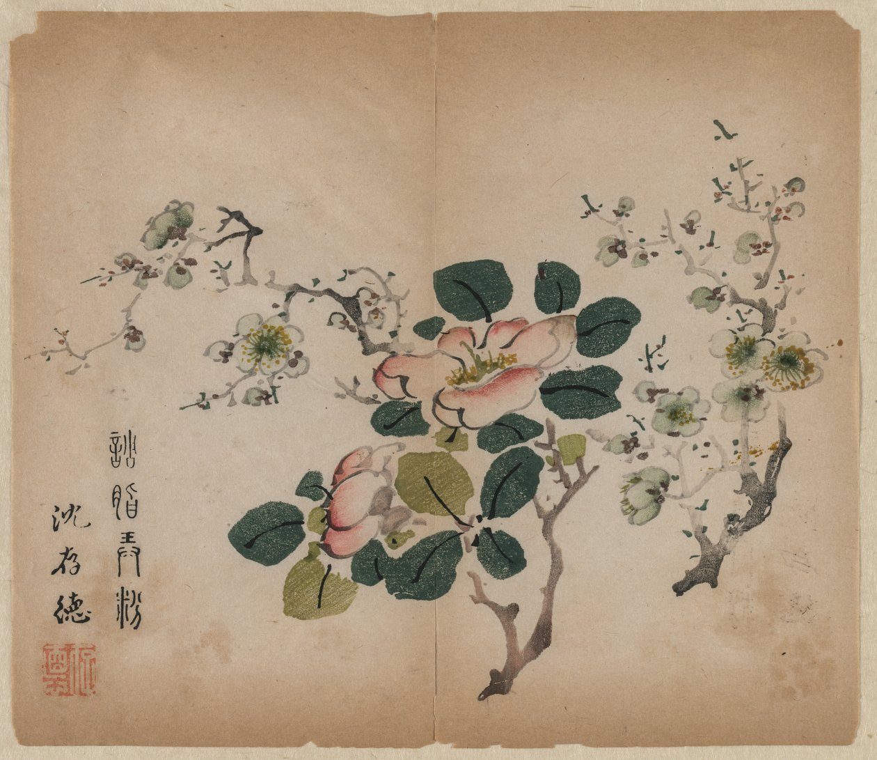Kukkiva prunus, 1368-1644. tekijältä Unbekannt