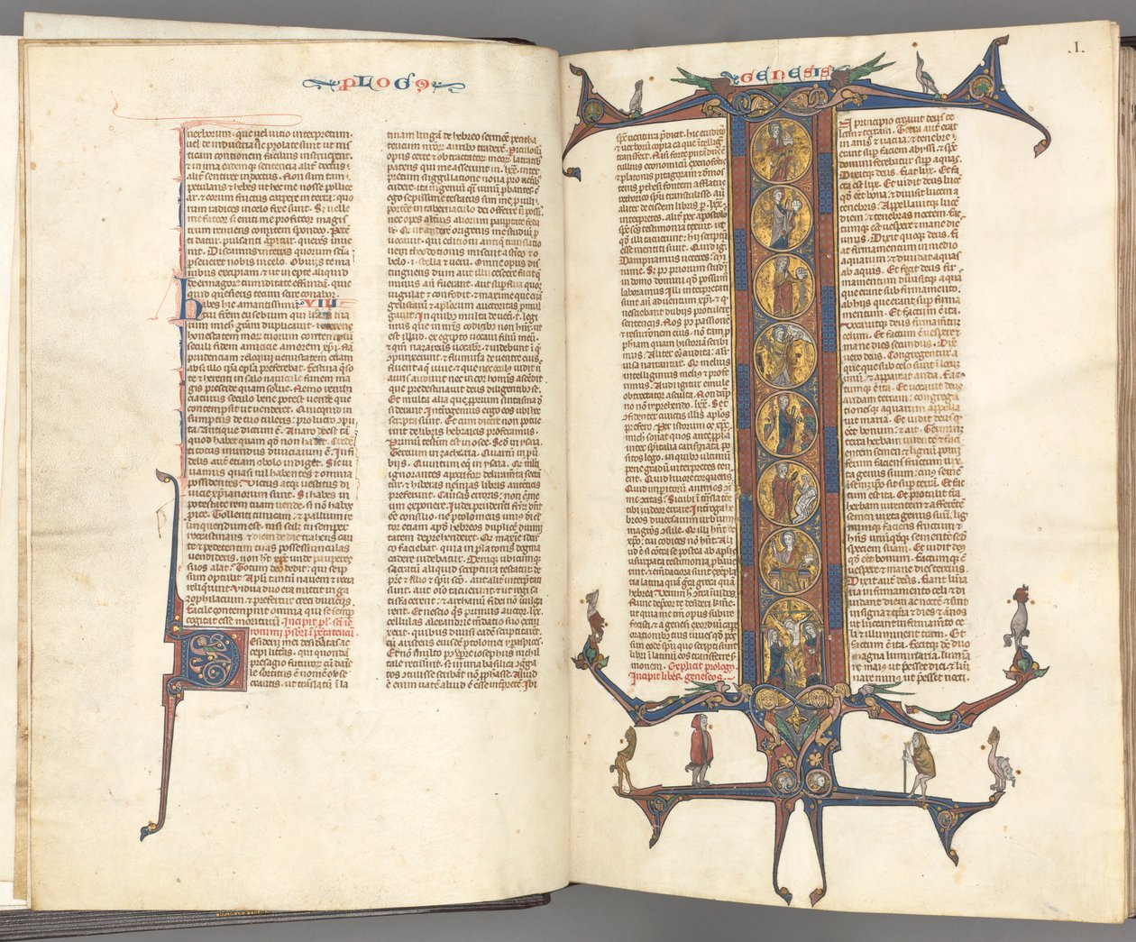 Fol. iii v, Foliated Initial, c. 1275-1300. tekijältä Unbekannt