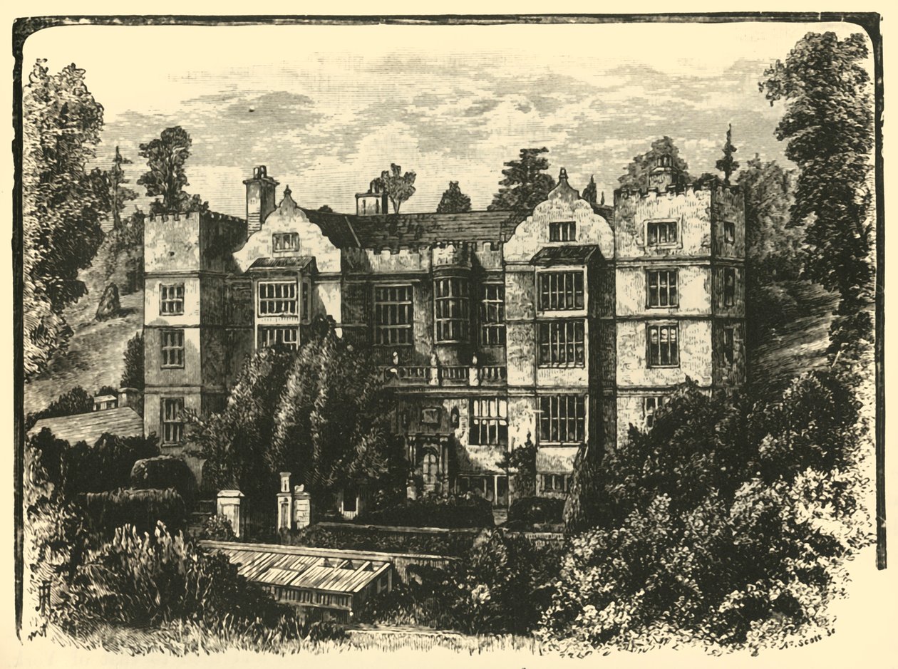 Fountains Hall, 1898. tekijältä Unbekannt
