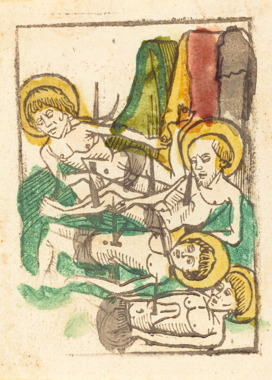 Neljä marttyyria - Pyhä Acacius, n. 1480. tekijältä Unbekannt