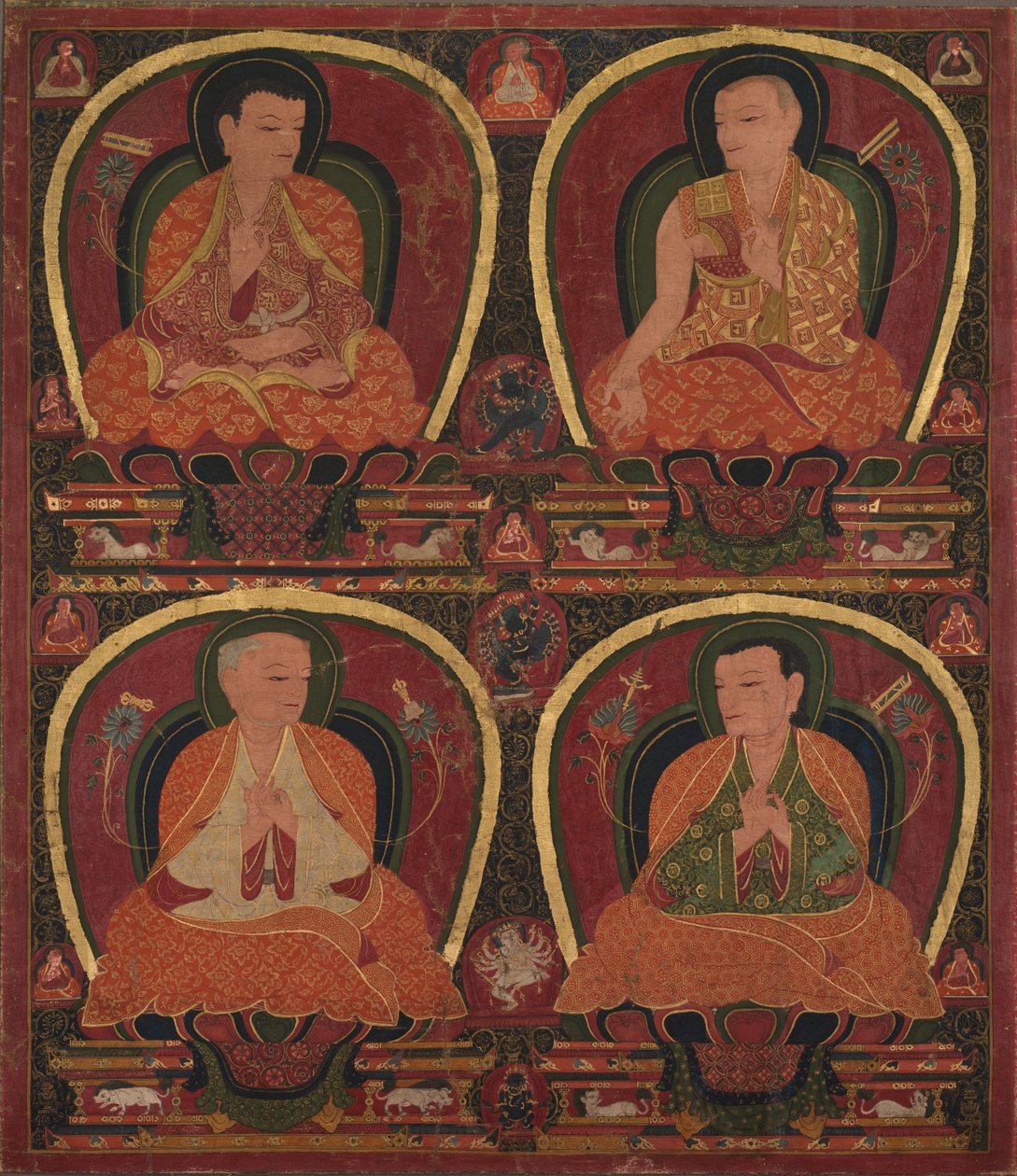 Four Seated Masters, n. 1450. tekijältä Unbekannt