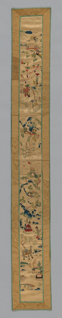 Fragment Sleeve Band, Kiina, Qing-dynastia 1644-1911, 185075. tekijältä Unbekannt