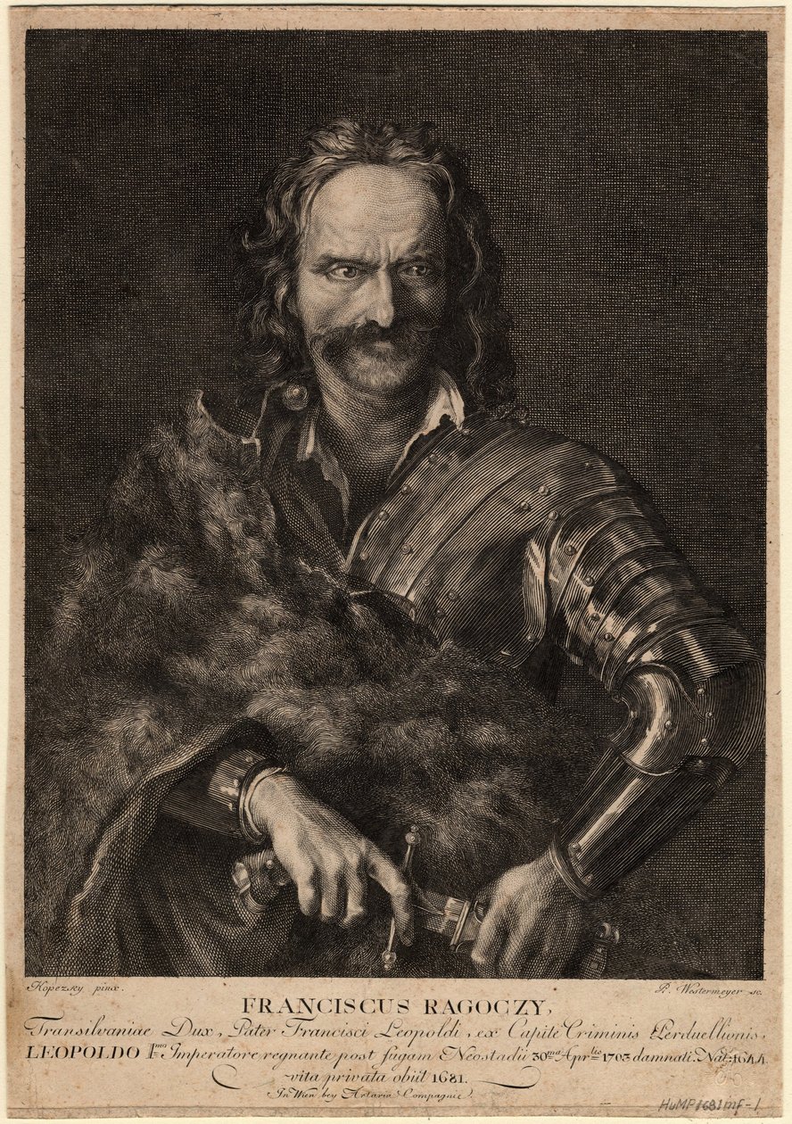 Francis II Rákóczi, 1704 tekijältä Unbekannt