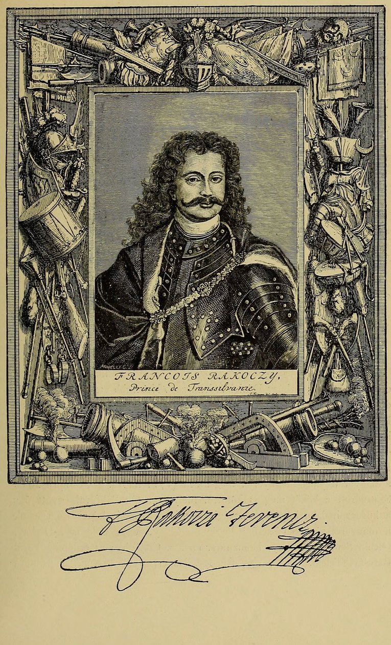 Francis II Rákóczi, 1700-luvun alku. tekijältä Unbekannt