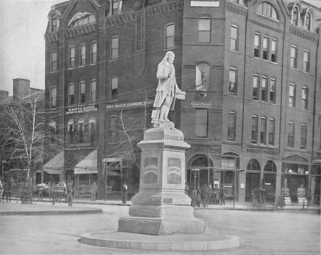 Franklin-patsas, Washington, D.C., 1897. tekijältä Unbekannt
