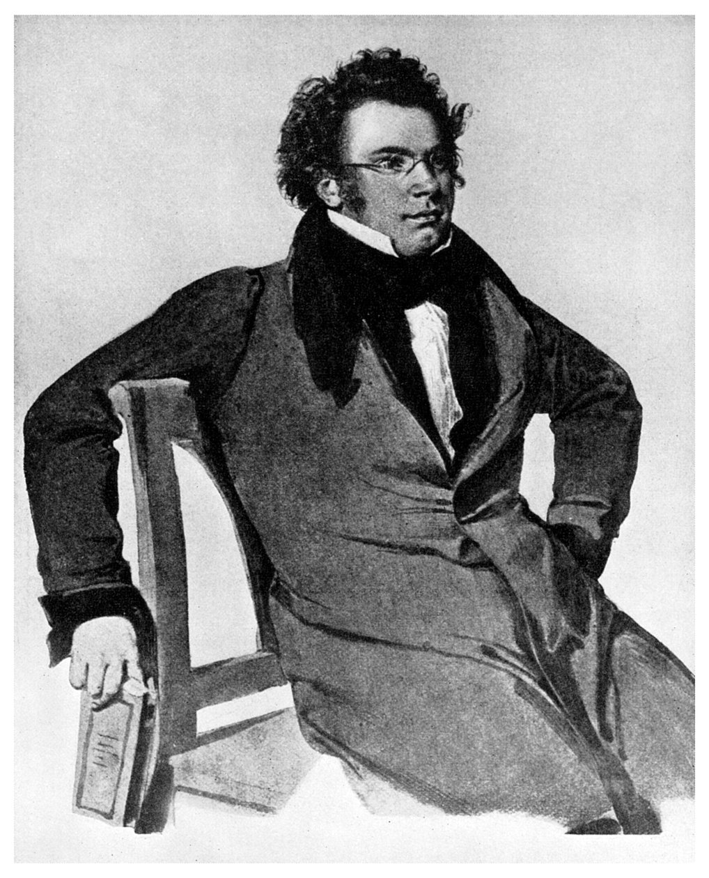 Franz Peter Schubert, itävaltalainen säveltäjä, 1825 1956 tekijältä Unbekannt