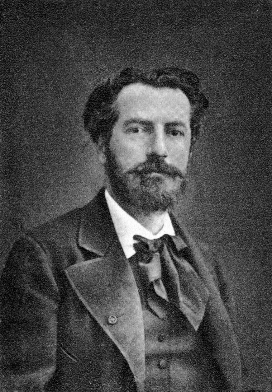 Frederic Bartholdi, ranskalainen kuvanveistäjä, 1880 tekijältä Unbekannt