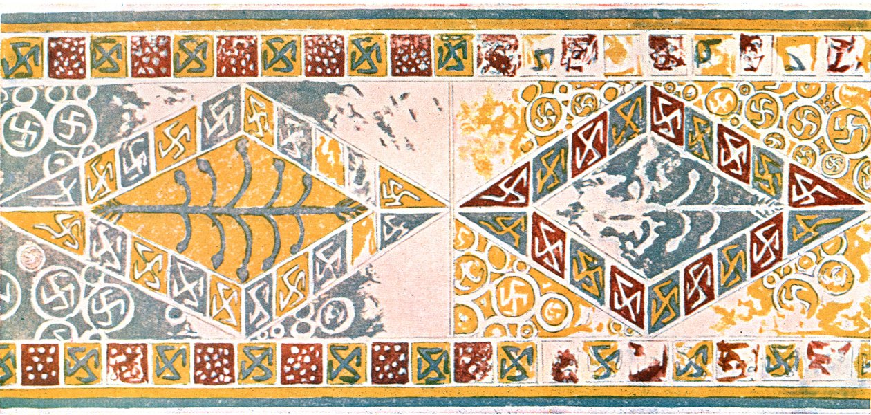 Friisi Saint-Pierre-de-Clagesin kirkossa Sveitsissä, 1928. tekijältä Unbekannt