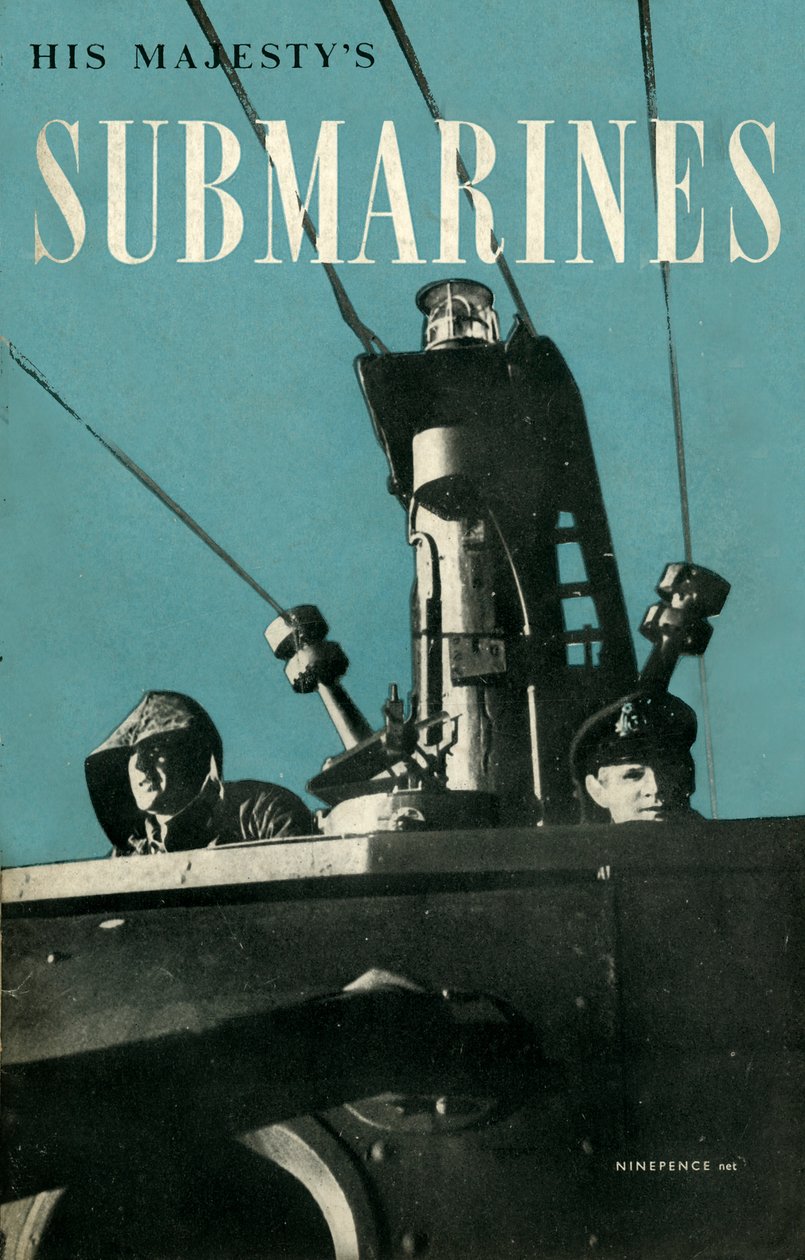 His Majestys Submarinesin etukansi, 1945. tekijältä Unbekannt