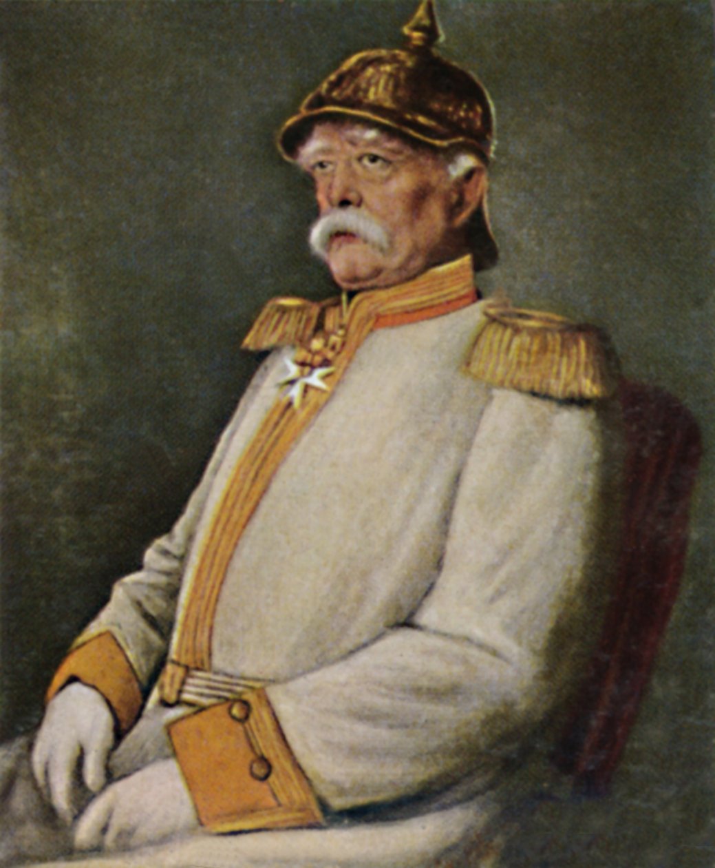 Prinssi Bismarck 1815-1898. - Lenbachin maalaus, 1934. tekijältä Unbekannt