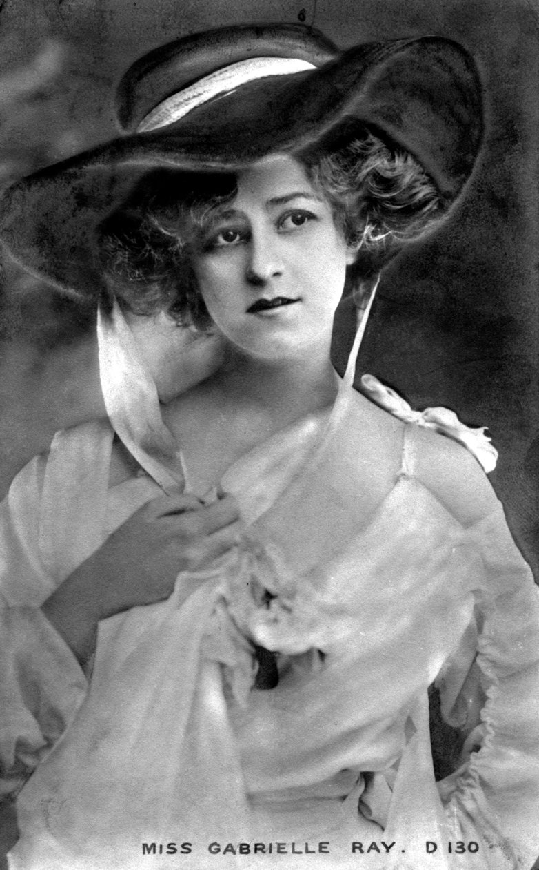 Gabrielle Ray 1883-1973, englantilainen näyttelijä, 1900-luvun alku tekijältä Unbekannt