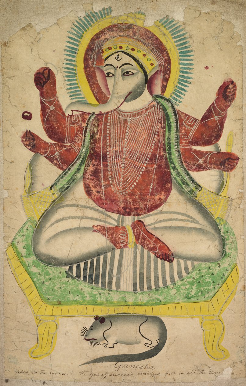 Ganesha, 1800-luku. tekijältä Unbekannt