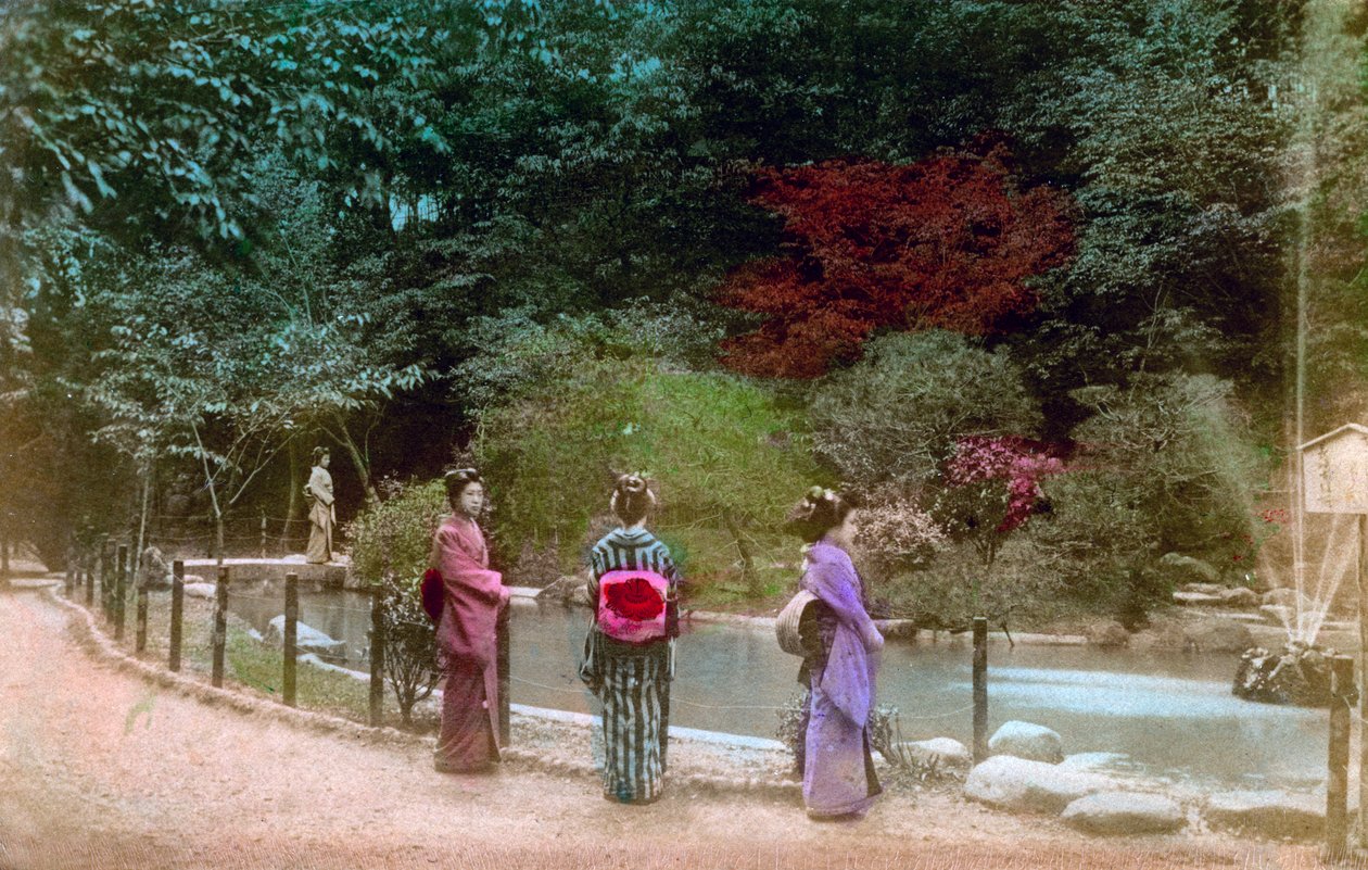 Puutarha, Japani tekijältä Unbekannt