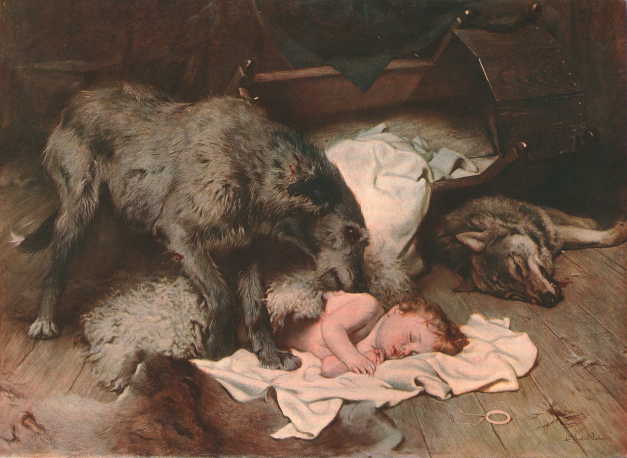 Gelert, c1894, c1902. tekijältä Unbekannt