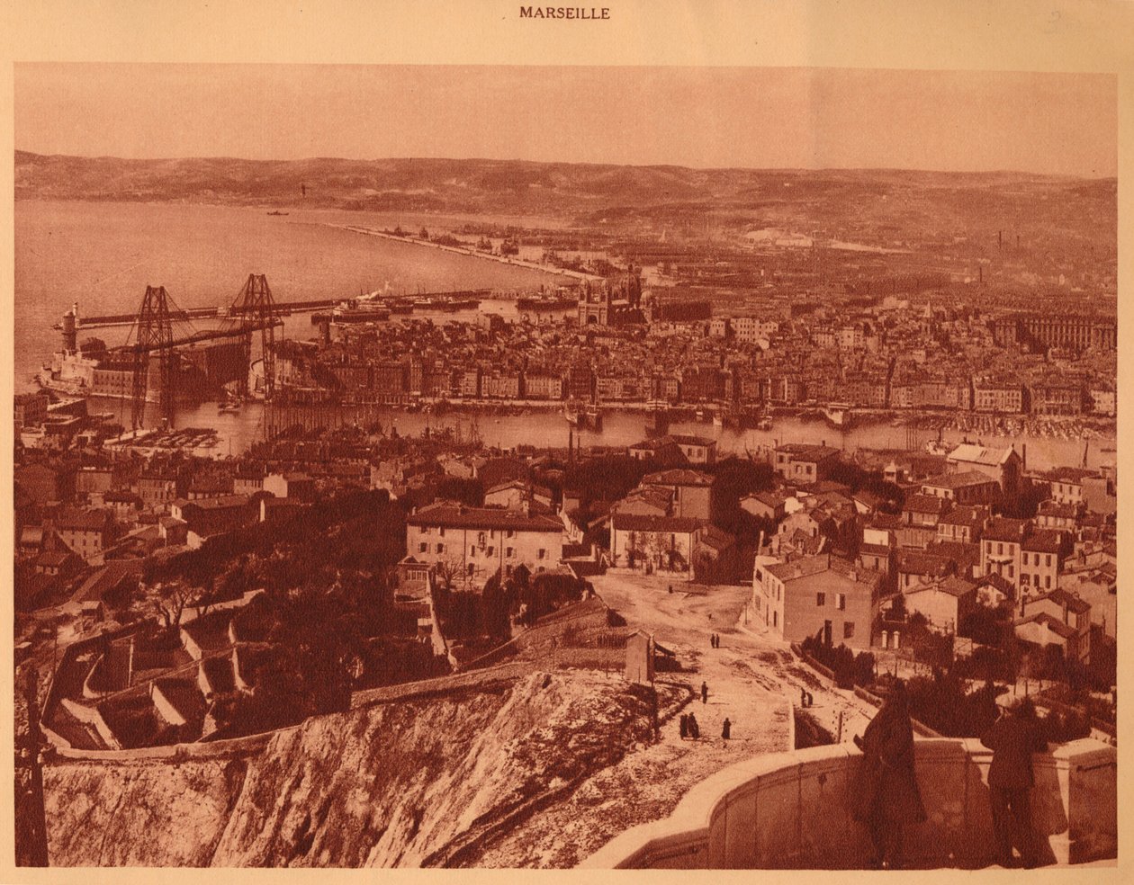 Yleisnäkymä Marseillesta, 1930. tekijältä Unbekannt