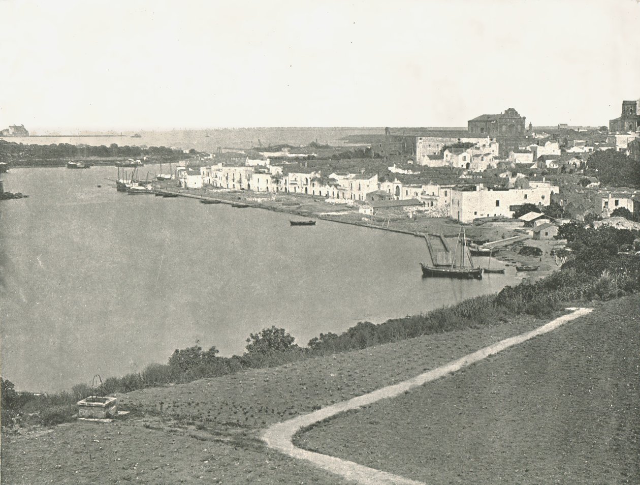 Yleiskuva, Brindisi, Italia, 1895. tekijältä Unbekannt