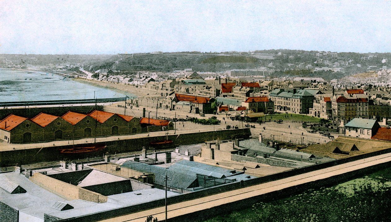 Yleiskuva St Helieristä, Jerseystä, 1906 tekijältä Unbekannt