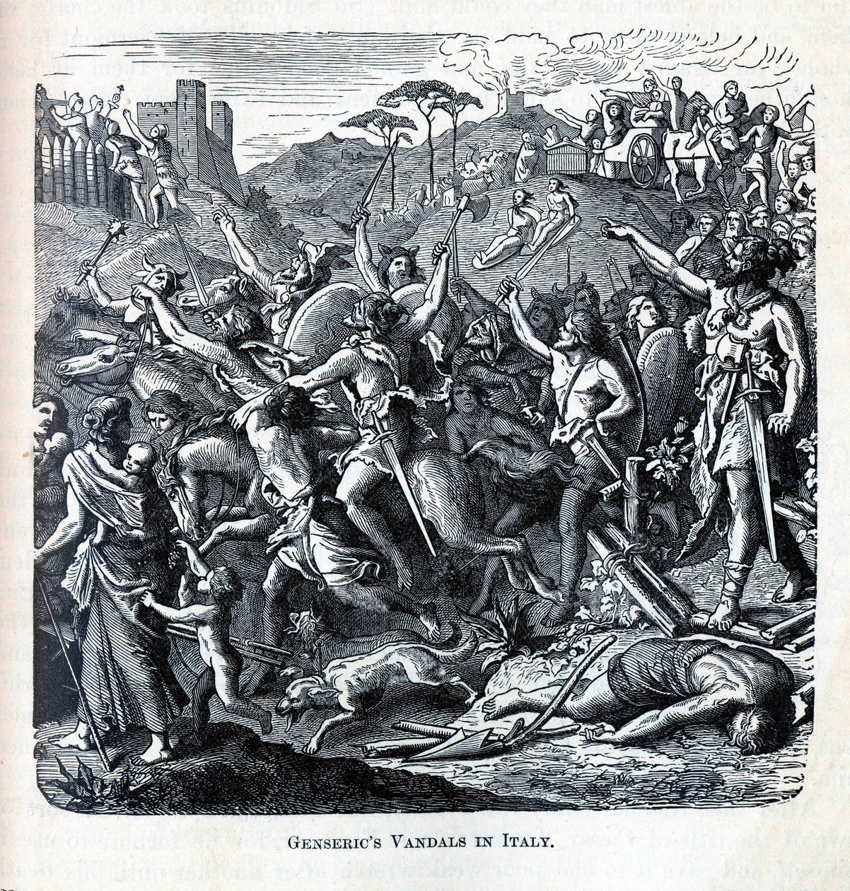 Genserics Vandaalit Italiassa, 1882 tekijältä Unbekannt