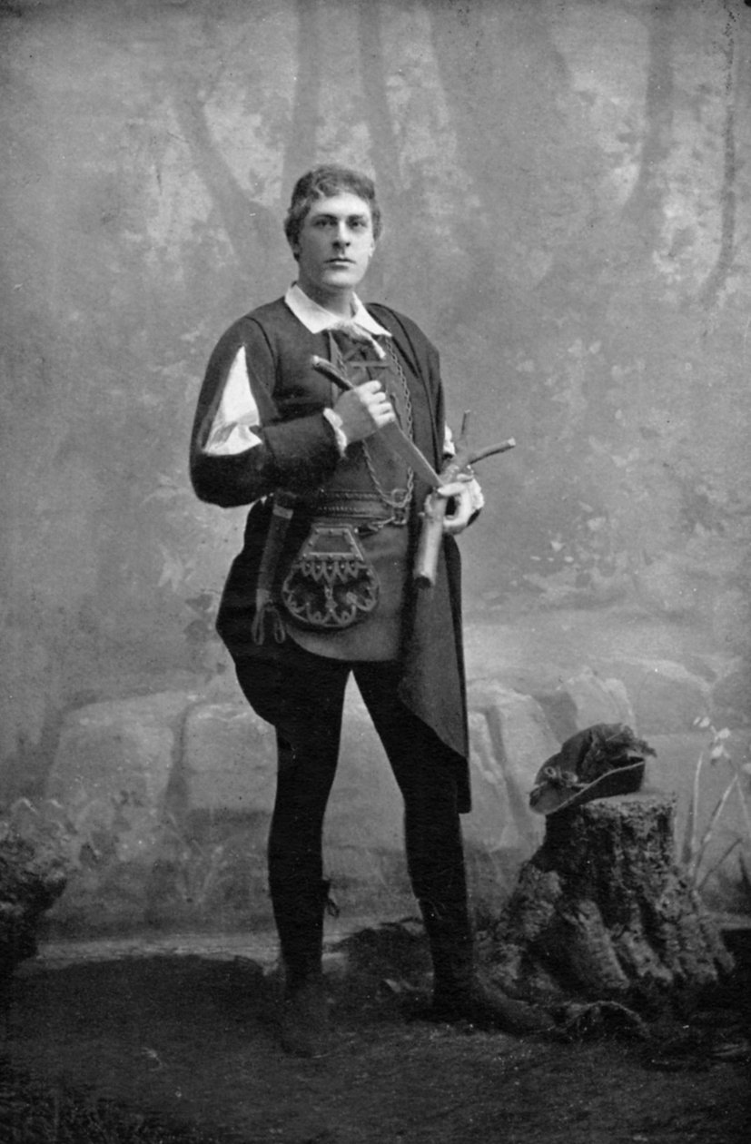 George Alexander 1858-1918, englantilainen teatterinäyttelijä-manageri tekijältä Unbekannt