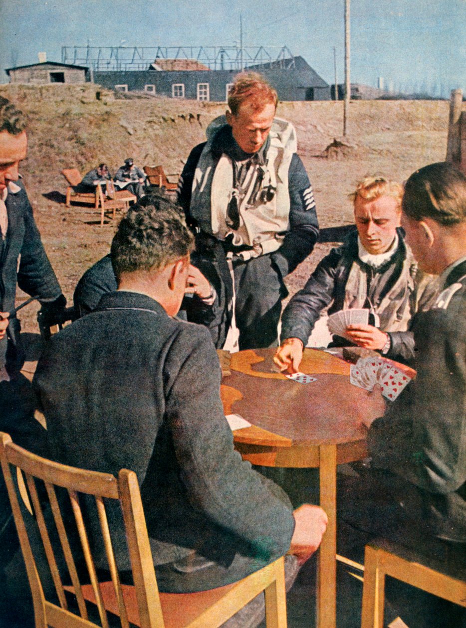 Saksalaiset lentomiehet vapaana, Ranska, 1943 tekijältä Unbekannt