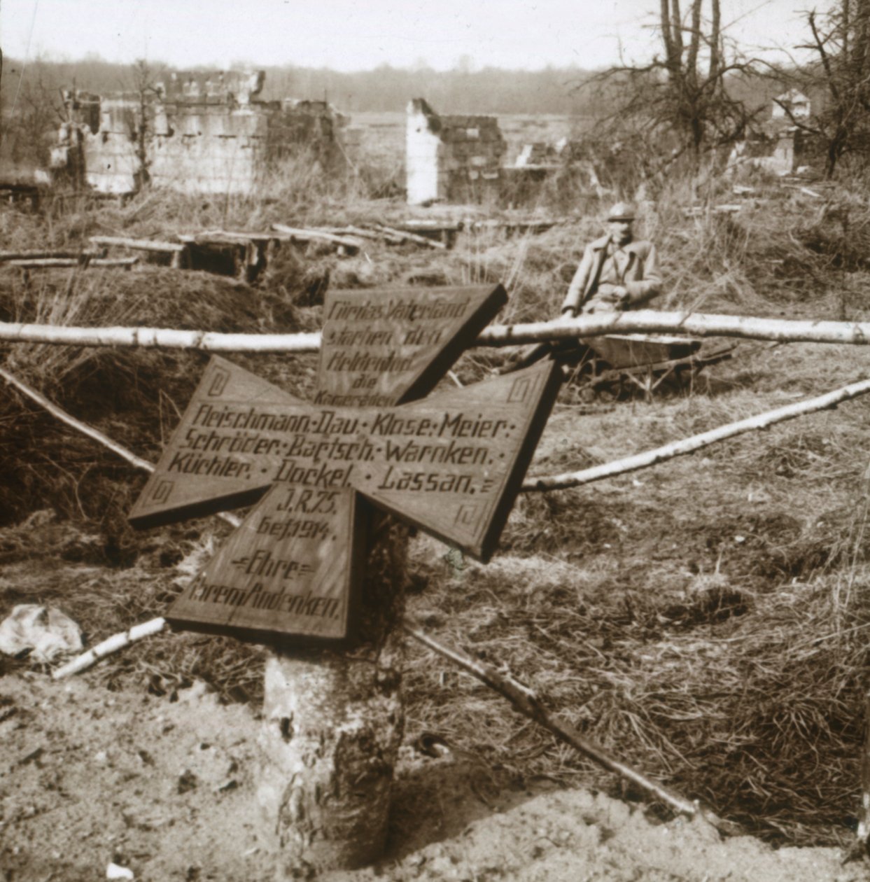 Saksalainen yhteishauta, c1914-c1918 tekijältä Unbekannt