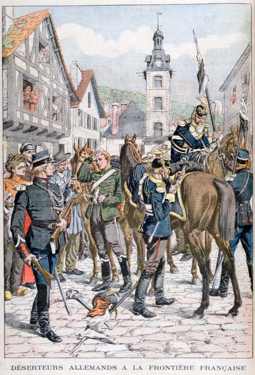 Saksalaiset karkurit Ranskan rajalla, 1903 tekijältä Unbekannt