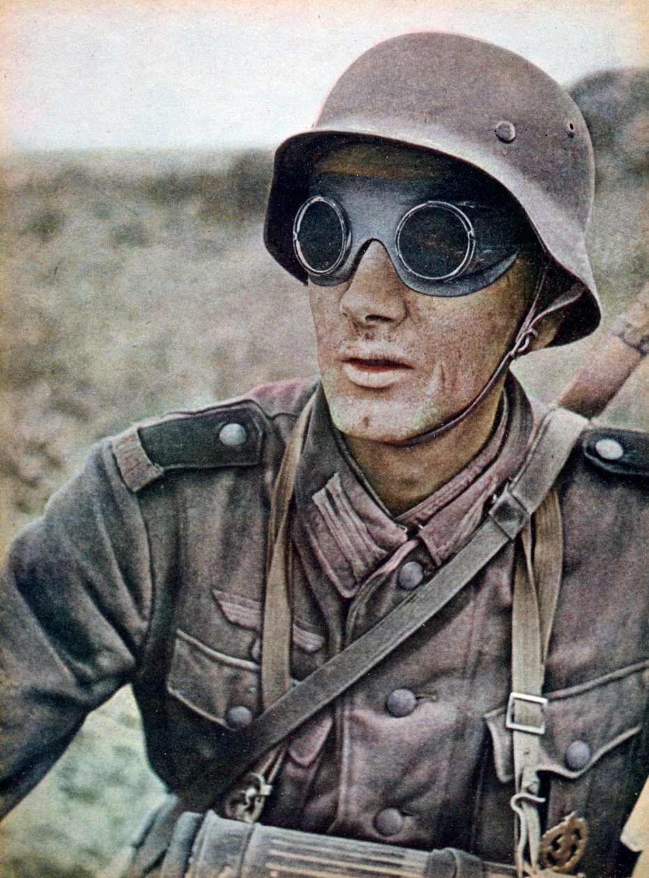 Saksalainen moottoripyörämies matkalla itään, Venäjä, 1942 tekijältä Unbekannt
