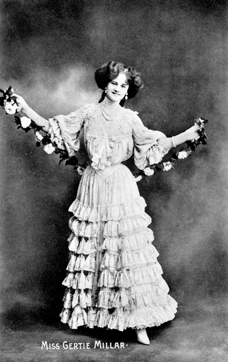 Gertie Millar 1879-1952, englantilainen näyttelijä, 1906 tekijältä Unbekannt