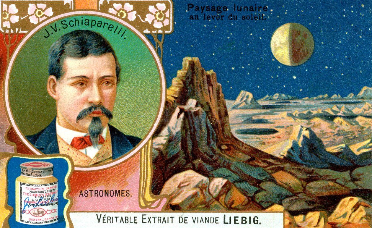 Giovanni Virginio Schiaparelli, italialainen tähtitieteilijä, 1900 tekijältä Unbekannt