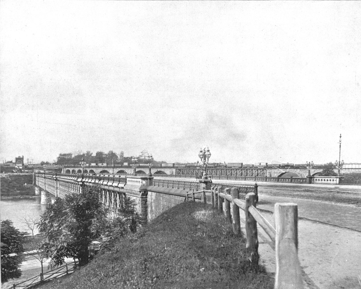 Girard Avenue Bridge, Philadelphia, USA, c1900. tekijältä Unbekannt