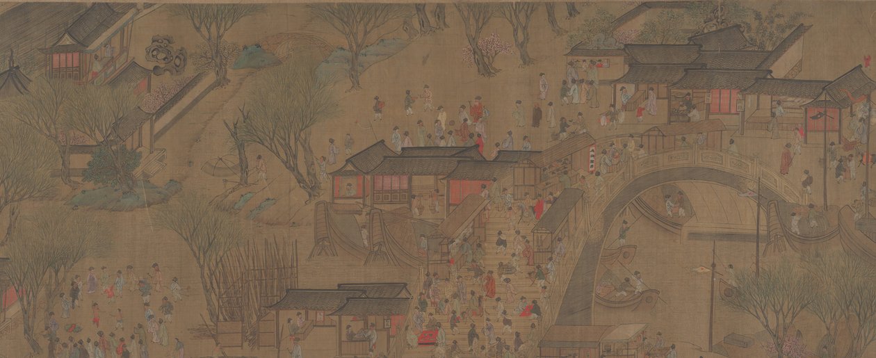 Yläjoelle menossa Qingming-festivaalilla. tekijältä Unbekannt