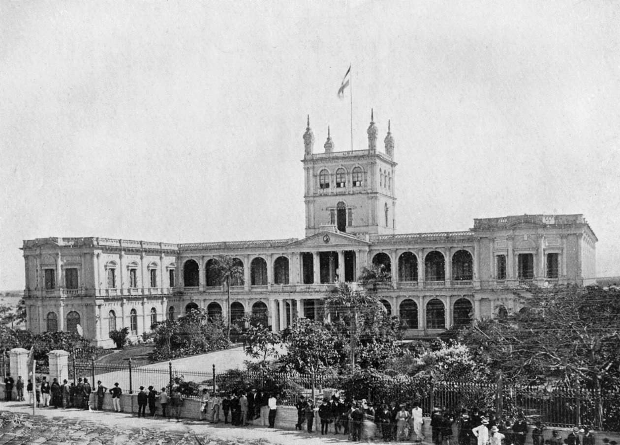 Hallituksen talo, Asuncion, Paraguay, 1911 tekijältä Unbekannt