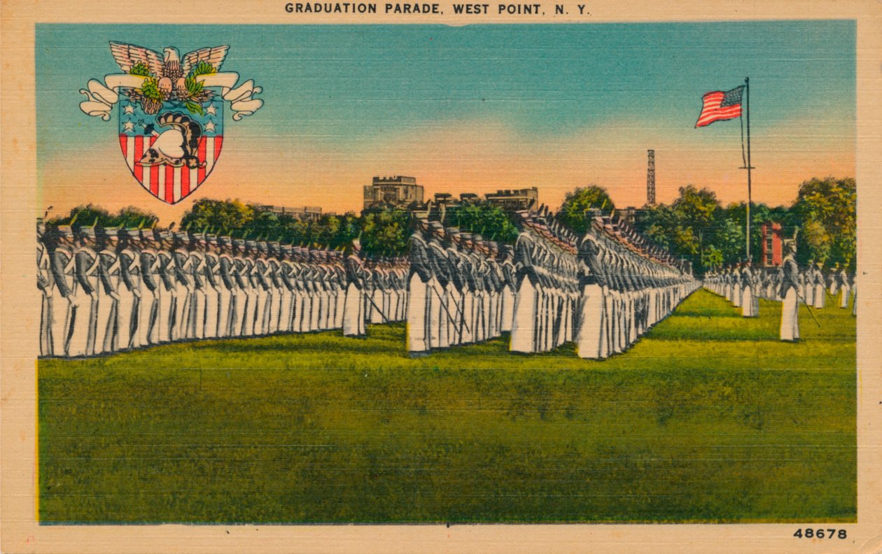 Graduation Parade, West Point, New York, 1940-luku tekijältä Unbekannt
