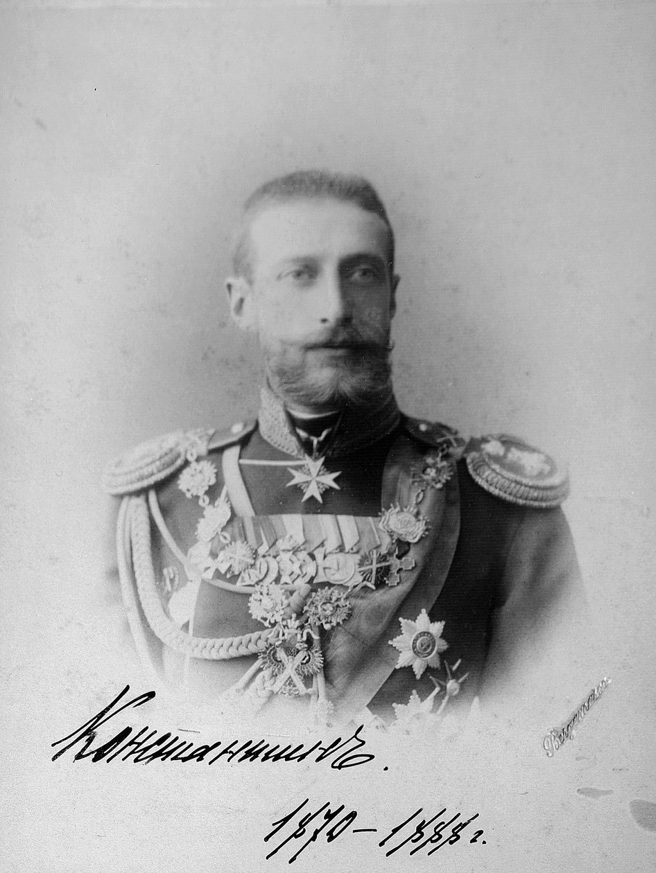 Venäjän suurruhtinas Konstantin Konstantinovitš, 1880-luku tekijältä Unbekannt