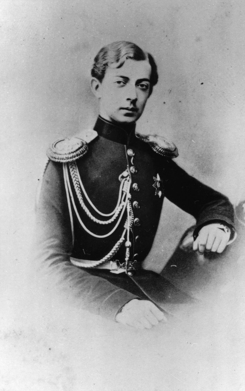 Venäjän suurruhtinas Nikolai Aleksandrovitš, 1861-1864 tekijältä Unbekannt