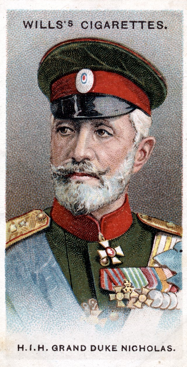 Venäjän suurruhtinas Nikolai, Venäjän kenraali, 1917 tekijältä Unbekannt