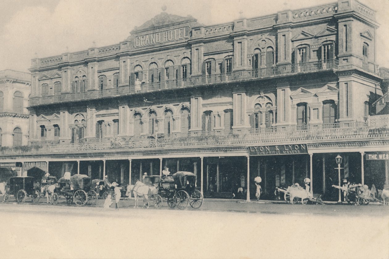 Grand Hotel, Kalkutta, 1902. tekijältä Unbekannt