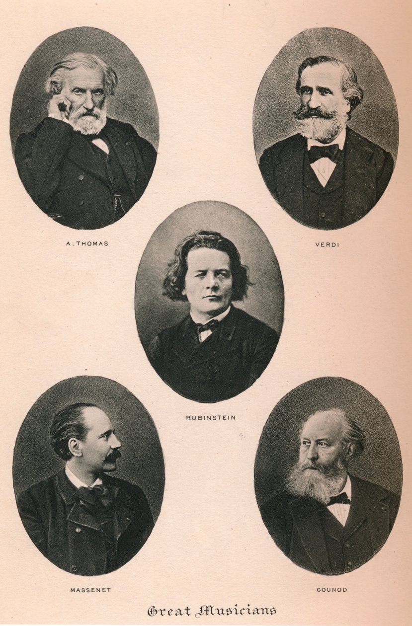 Suuret muusikot - levy I, 1895 tekijältä Unbekannt