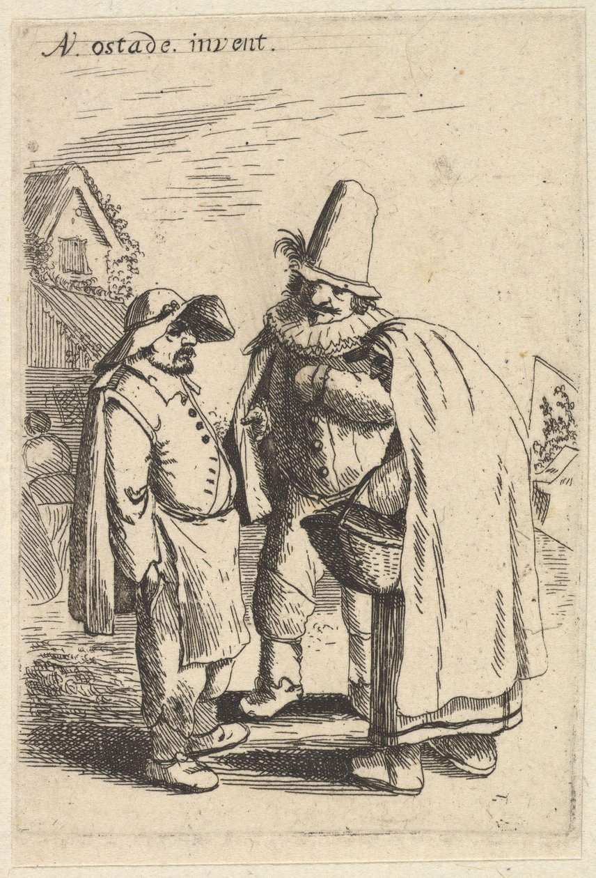 Groteskeja hahmoja, 1610-85. tekijältä Unbekannt