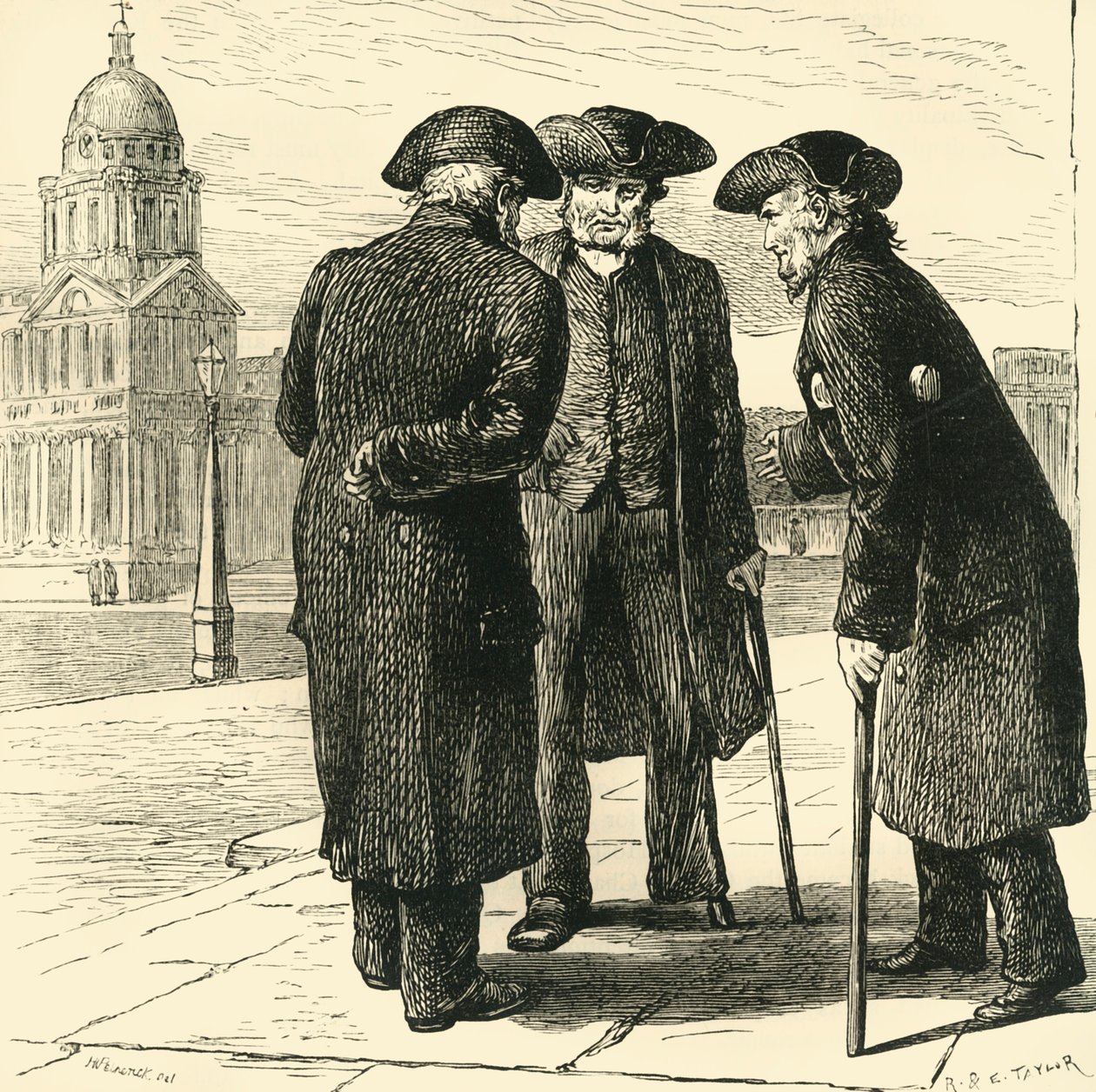 Greenwichin eläkeläisten ryhmä, c1878. tekijältä Unbekannt