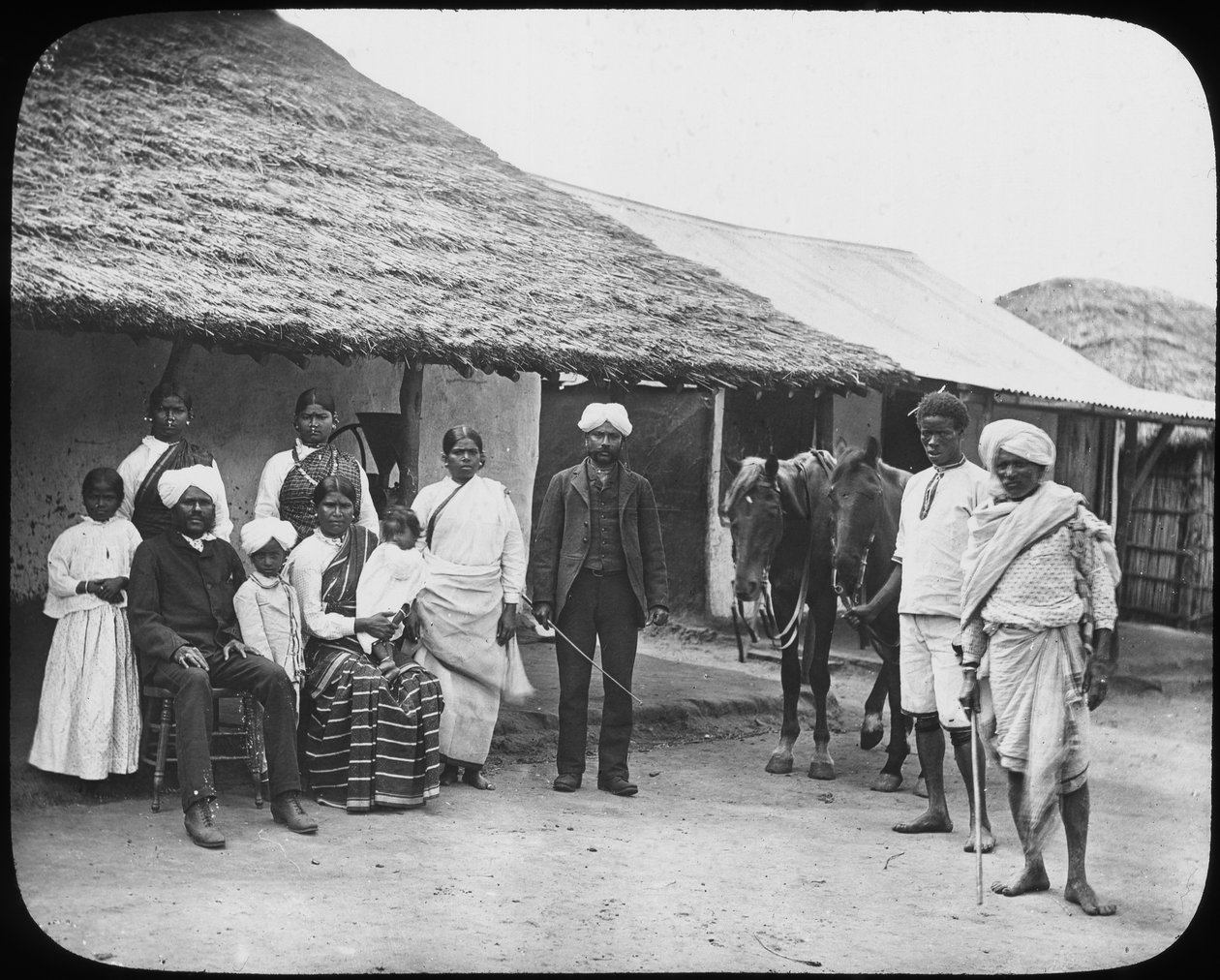 Intian coolien ryhmä, Etelä-Afrikka, c1890 tekijältä Unbekannt