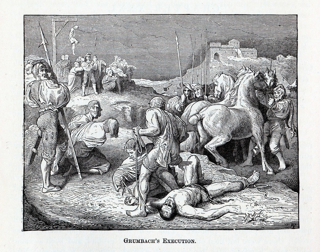 Grumbachin teloitus, 1882 tekijältä Unbekannt