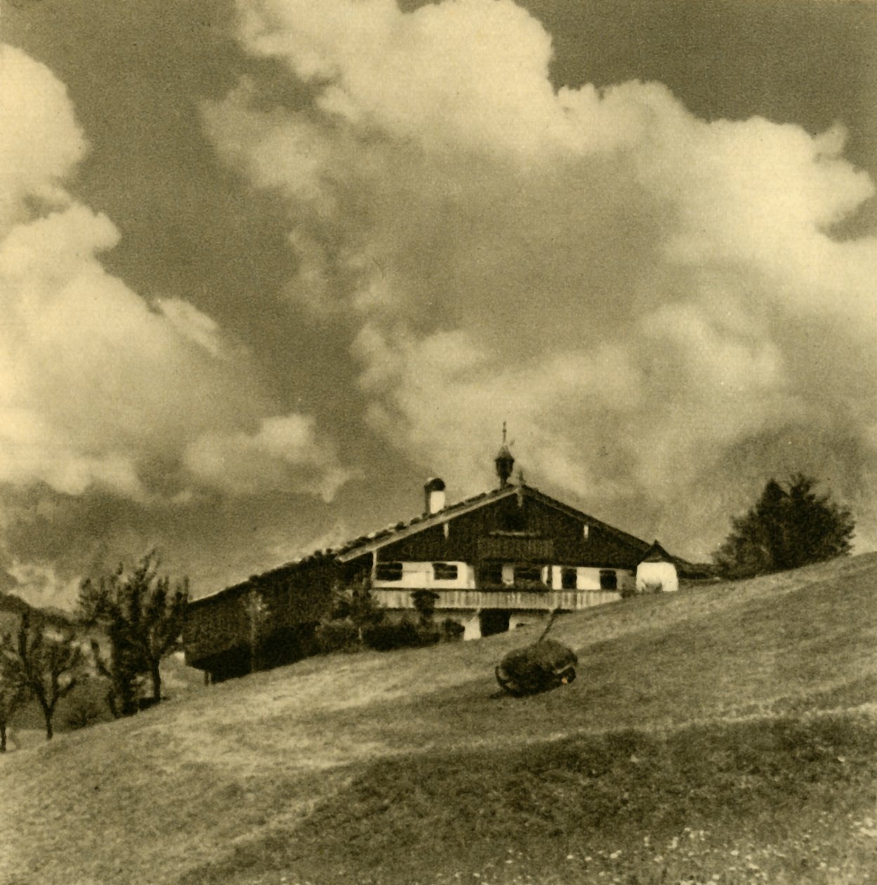 Vierastalo, Wilder Mountains, Tiroli, Itävalta, vuodelta 1935. tekijältä Unbekannt