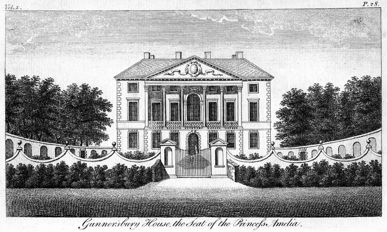 Gunnersbury House, prinsessa Amelian kotipaikka tekijältä Unbekannt