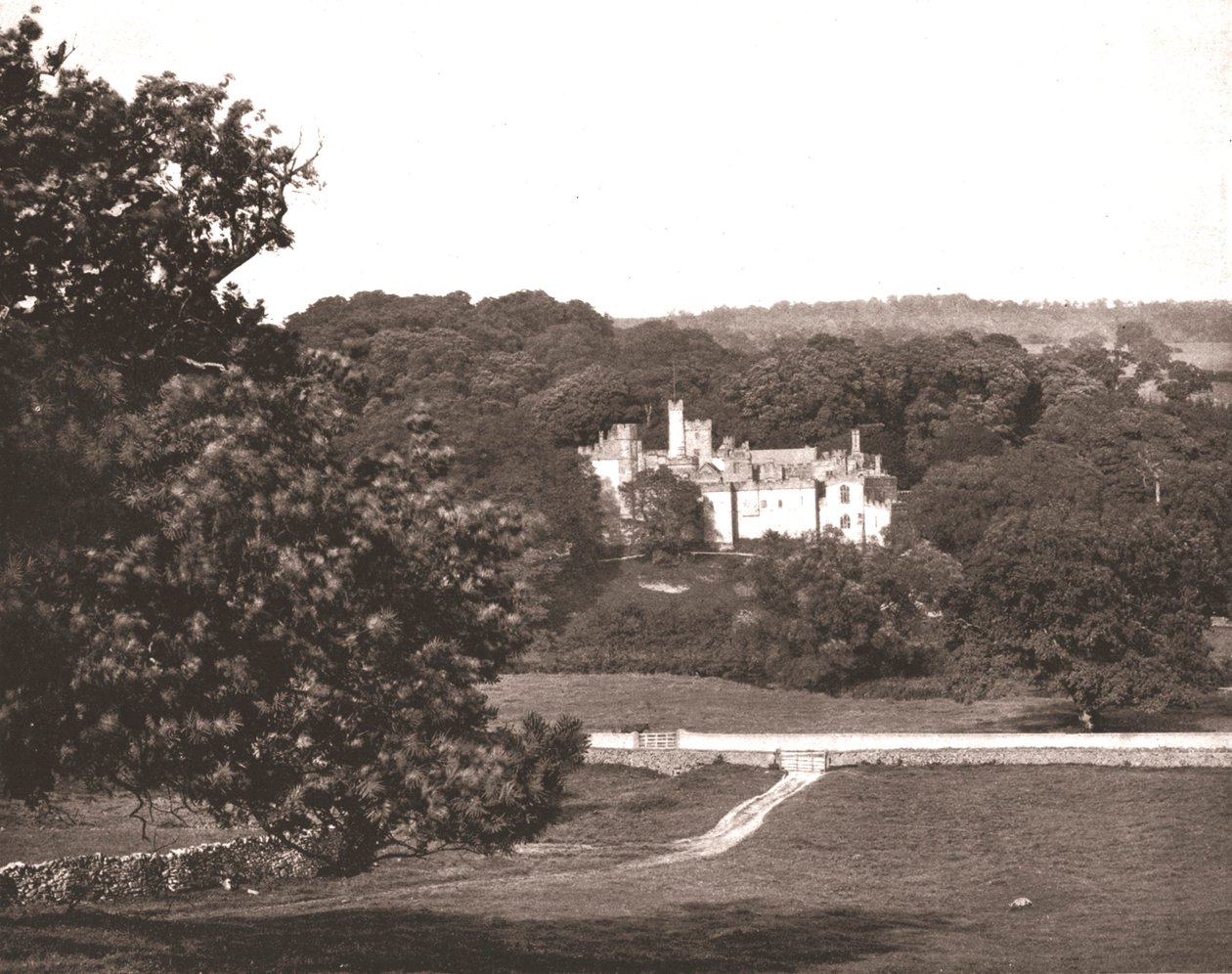 Haddon Hall, lähellä Bakewellia, Derbyshire, 1894. tekijältä Unbekannt
