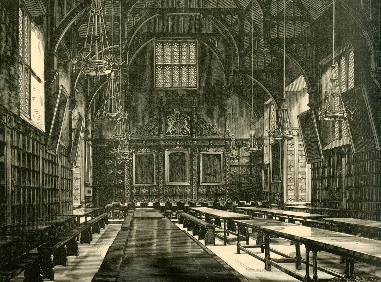 Hall of Trinity College, 1898. tekijältä Unbekannt