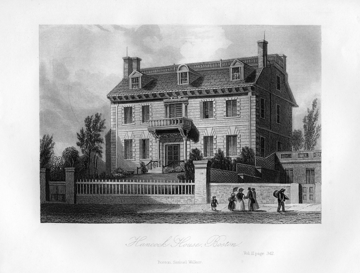 Hancock House, Boston, Massachusetts, 1855 tekijältä Unbekannt