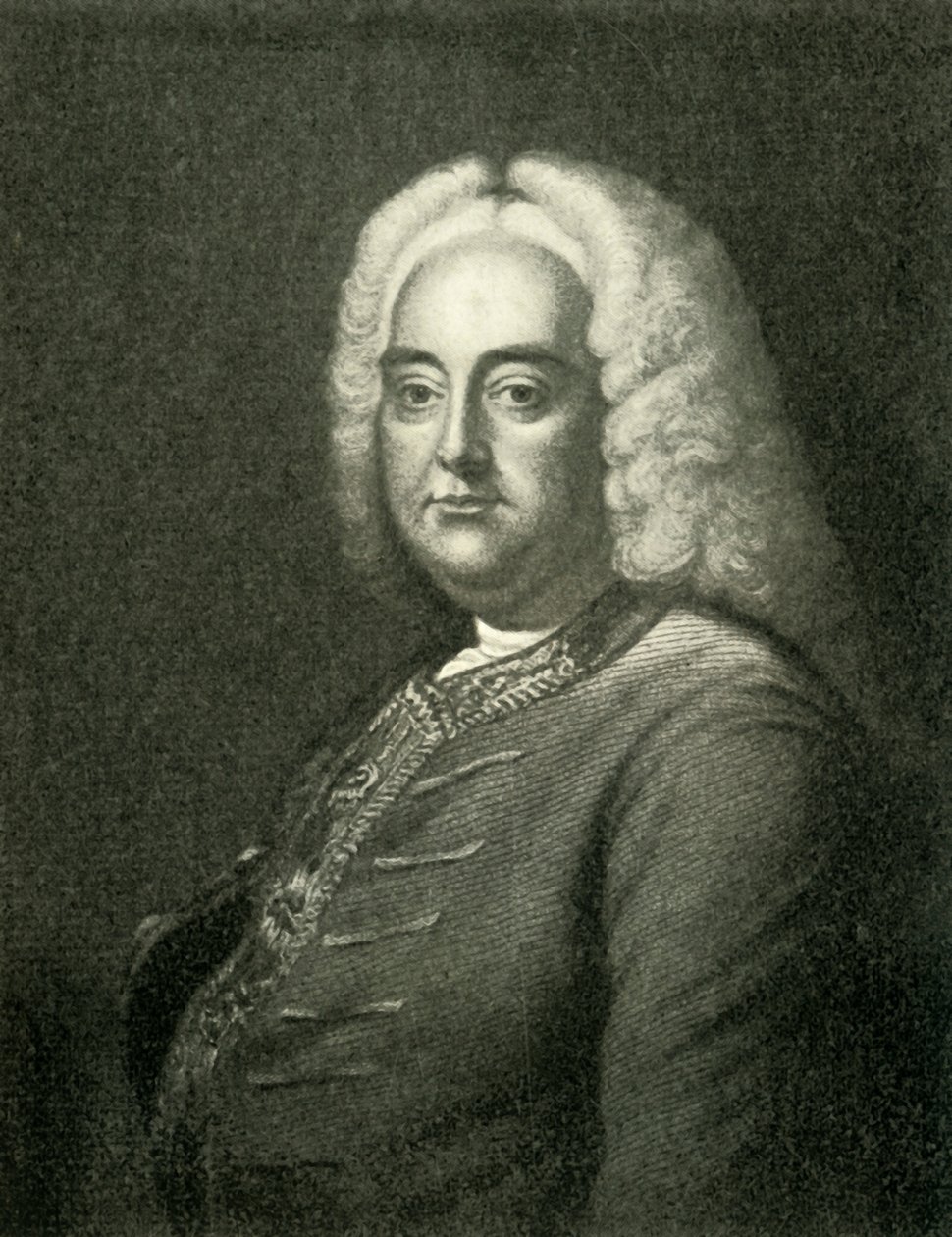 Händel, 1700-luvun puoliväli, 1907. tekijältä Unbekannt