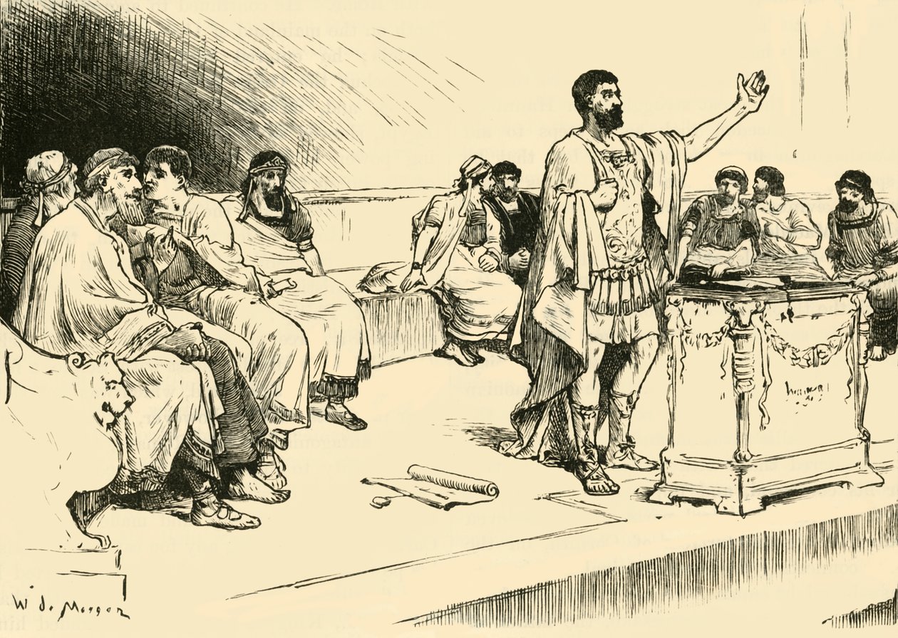 Hannibal Carthagen konventissa 1890. tekijältä Unbekannt